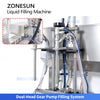 ZONESUN ZS-MG260XP automatic dual-head gear pump liquid filling machine - view 3