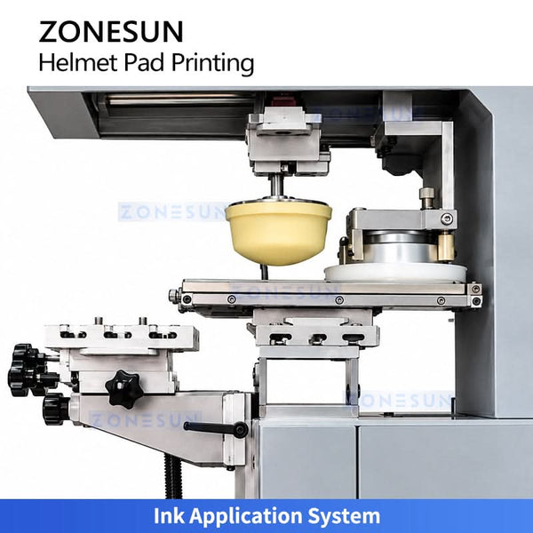 ZONESUN ZS-VTQYY2 single-color helmet pad printing machine - view 3