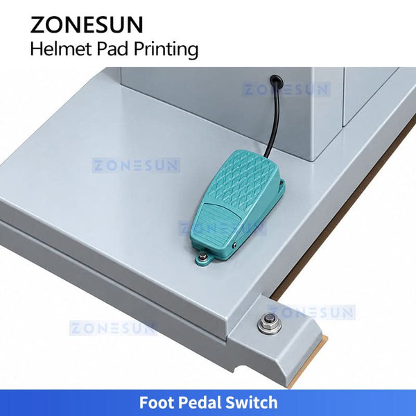 ZONESUN ZS-VTQYY2 single-color helmet pad printing machine - view 5