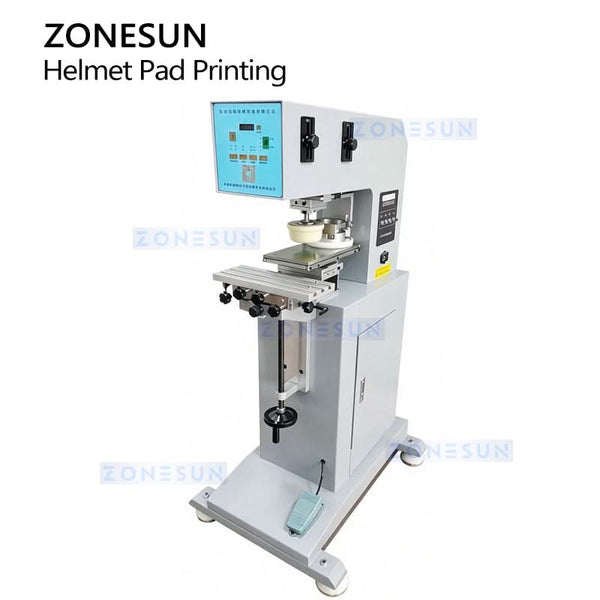 ZONESUN ZS-VTQYY2 single-color helmet pad printing machine - view 6