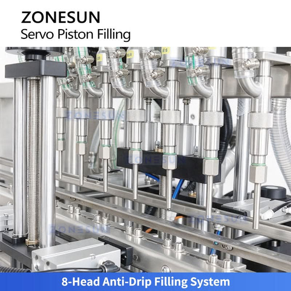 ZONESUN ZS-YT8T-8PX servo piston filling machine - product view 3