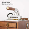 ZONESUN ZS-90XT Walnut Hot Foil Stamping Machine for Leather & Wood Crafts