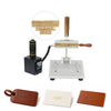 ZONESUN ZS-90ZM Machine + T slot + Microsoft Elegant Black; original machine and accessories with complete leather and paper application examples