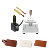 ZONESUN ZS-90ZM Machine with two slots; original machine and accessories with complete leather and paper application examples