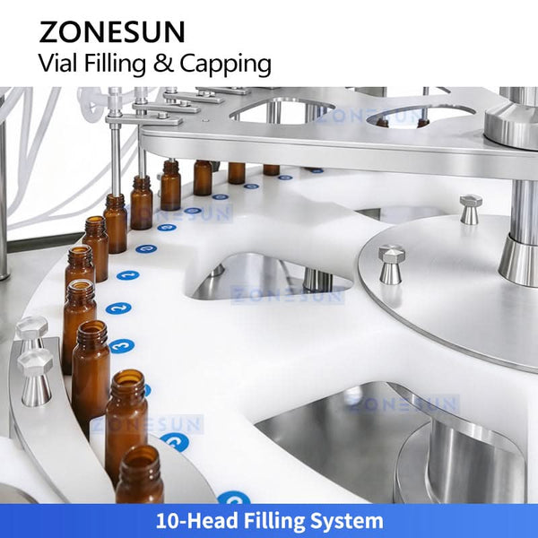 ZONESUN ZS-AFC39W Ten-head peristaltic filling system