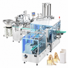 ZONESUN ZS-AFCL11 Car Fragrance Bottling Cartoning Line Automated End-to-End Packaging Solution with application samples on white background