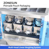 ZONESUN ZS-AFS04W Four-head linear weighing system