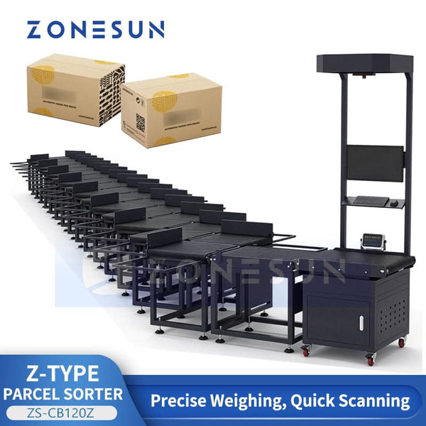 ZONESUN ZS-CB120Z automatic parcel sorting conveyor