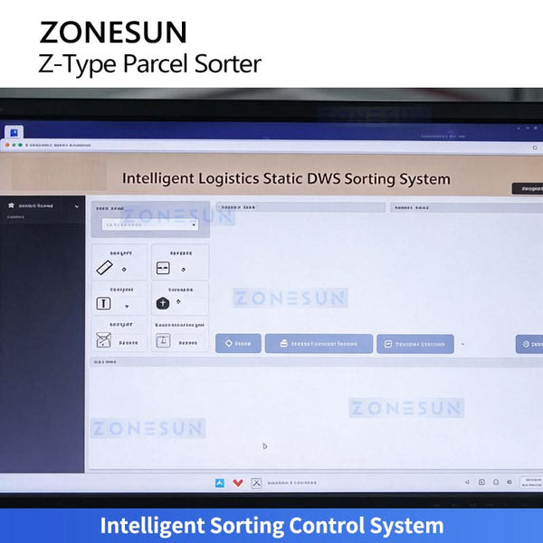ZS-CB120Z sorting control software interface