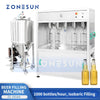 ZONESUN ZS-DG4A beer isobaric filling machine with fermentation tank