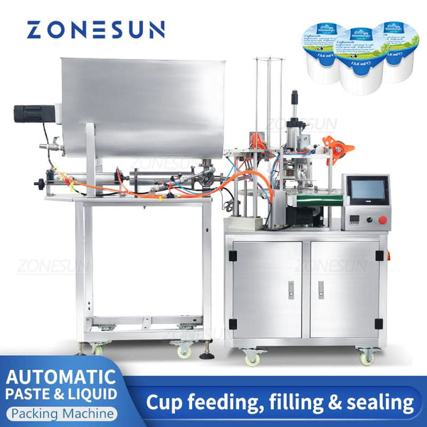 ZONESUN ZS-FS600 automatic paste and liquid cup filling and sealing machine