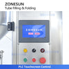 ZS-FS80A aluminum tube filling and folding machine detail 1