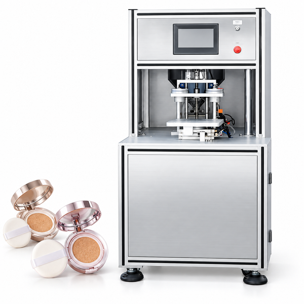 ZONESUN ZS-GTBB2 dual-head BB cream filling machine with cushion foundation compacts