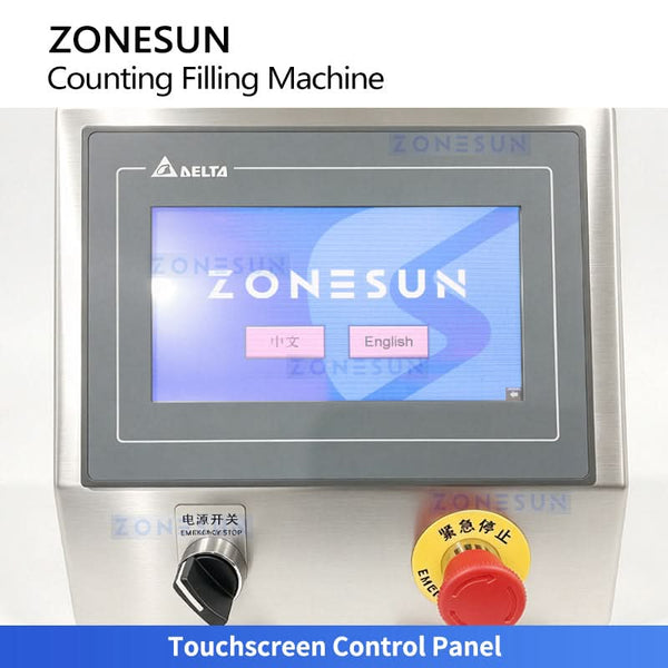 ZONESUN ZS-JF8C semi-automatic 8-lane counting filling machine 8002