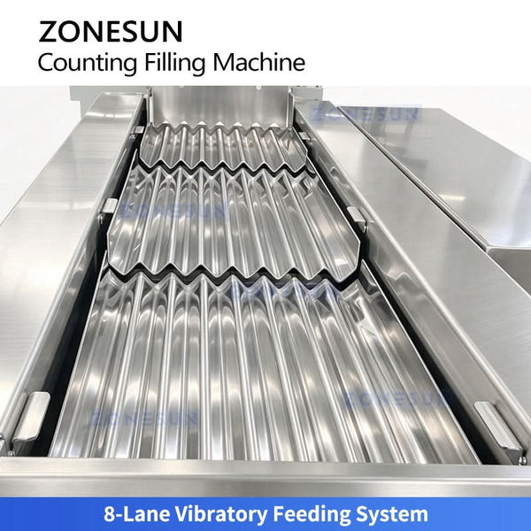 ZONESUN ZS-JF8C semi-automatic 8-lane counting filling machine 8004