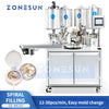 ZONESUN ZS-MCS5 automatic four-color spiral filling machine