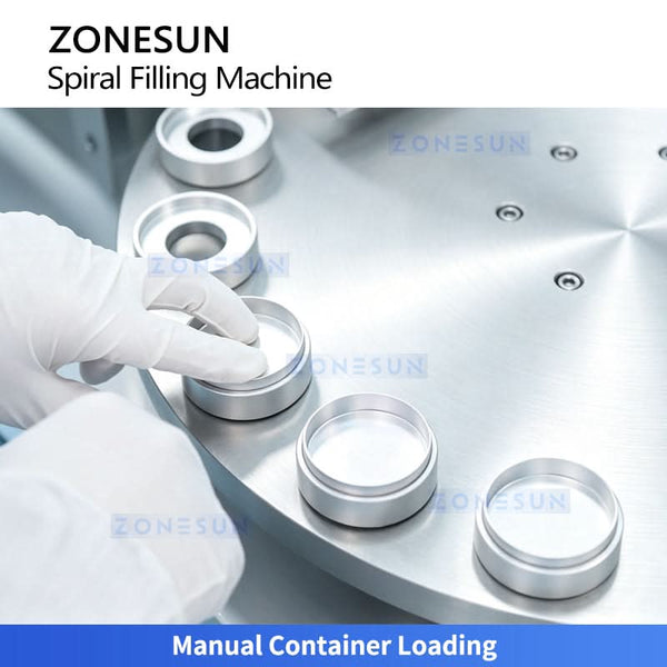 ZS-MCS5 spiral filling machine with four independent hoppers
