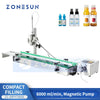 ZS-MPYT600L compact magnetic pump filler for bottles
