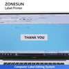 ZONESUN ZS-RPR01 label printing system 8006