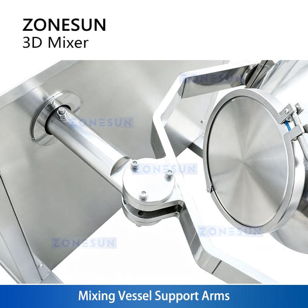 SBH series stainless steel 3D mixing vessel