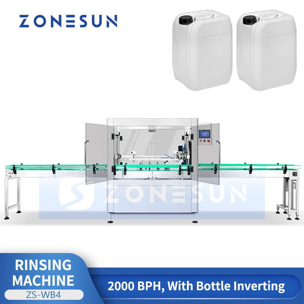 ZONESUN ZS-WB4 Automatic four-head bottle rinsing machine