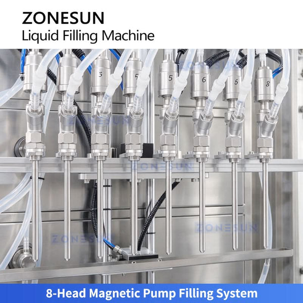 ZONESUN ZS-YTMP80D Eight-head magnetic pump filling system