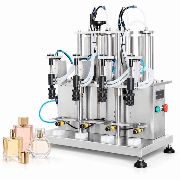 ZONESUN ZS-YTZL500 1–6 Nozzle Vacuum Filling Machine for Perfume - machine and material application