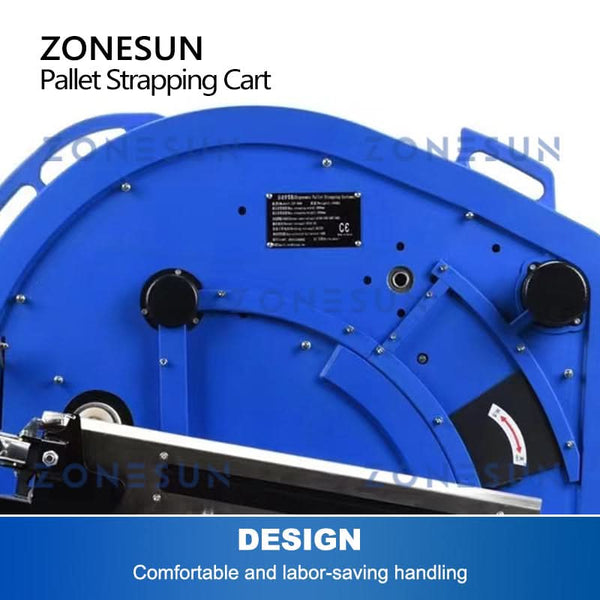 ZONESUN ZS-PSC1 Automatic Pallet Strapping Cart for PP/PET