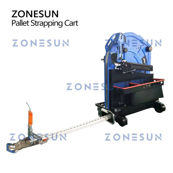ZONESUN ZS-PSC1 Automatic Pallet Strapping Cart for PP/PET