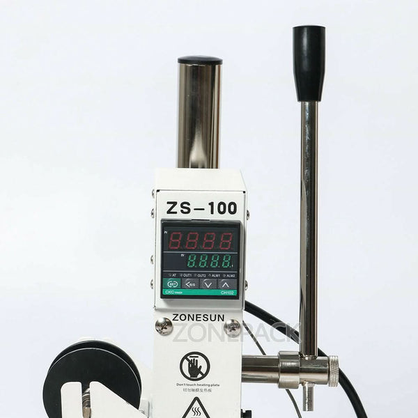 Bronzing Machine ZONESUN ZS-100 Dual Purpose Hot Foil Stamping Machines Leather Embossi