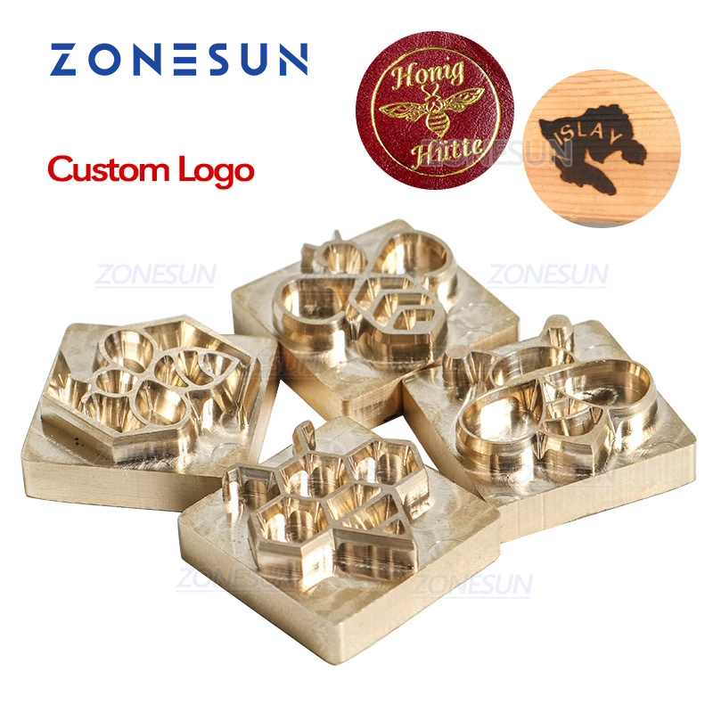 Customized Leather Brass Stamp Custom Logo Copper Mold Leather Wood Carving  Brand Printing Stamp Bread Cake Stamp W/ Brass Screw – WUTA LEATHER