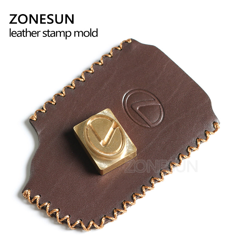 Micro Cut Custom Leather Stamp Micro-branding Iron Embosser Logo Brass Seal  Stamps Leather Tools Custom Mold Hand Knock Mold Wood 