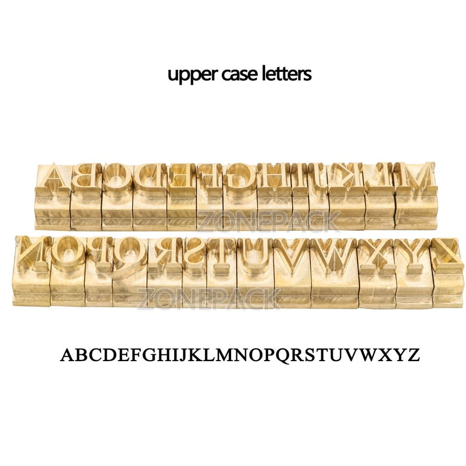 ZONESUN 3mm 6mm 10mm Copper Brass Stamping Flexible Letters Numbers Al ...
