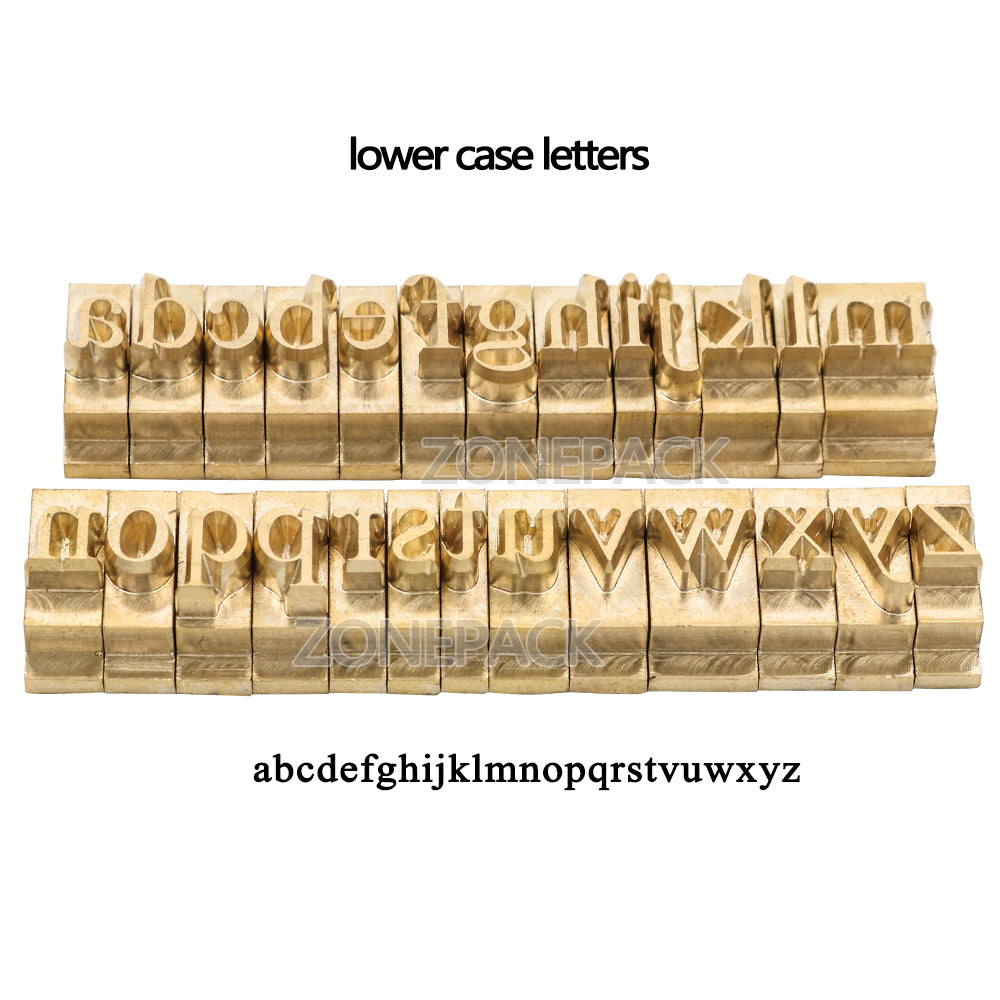News Print 2mm, Typewriter stamps, steel letters numbers set, Type sty –  Romazone