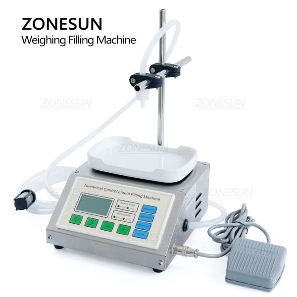 ZS-DP611W Semi Automatic Diaphragm Pump Liquid Weighing Filling Machine