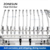 ZONESUN ZS-CRC Automatic Corrosive Liquid Filling Machine Cleaner Disinfectant Acid Alkali Sanitizer Bleach Bottle Filler