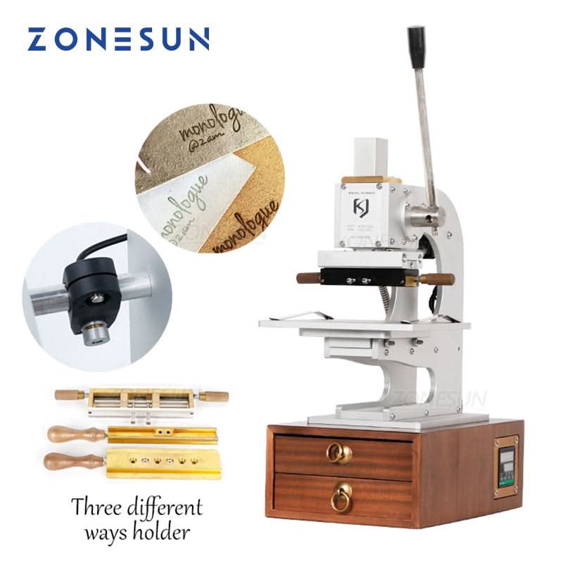 ZONEPACK ZS-90XTS Hot Foil Stamping Machine with Infrared Locator