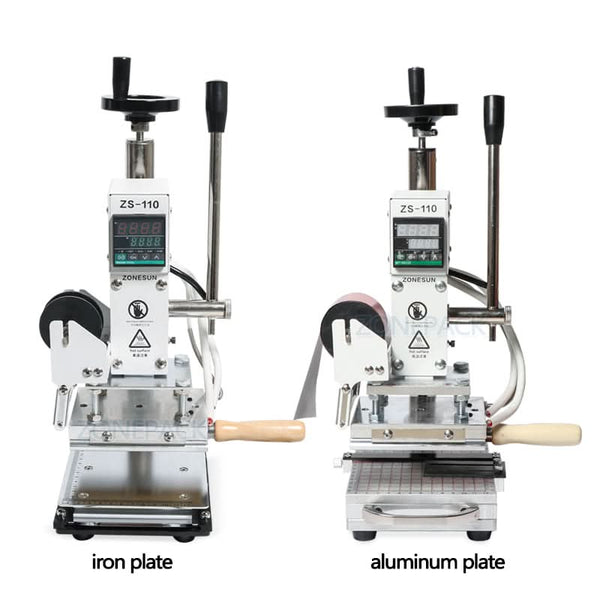 Bronzing Machine ZONESUN ZS‑110 Upgrade Hot Foil Stamping Machine for Logo & DIY Crafts