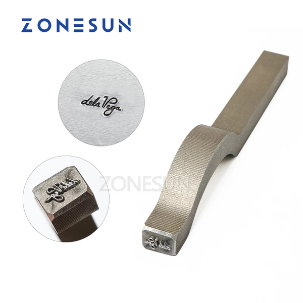 ZONEPACK Custom Steel Stamp Punch Tool for Jewelry Metal Leather Marki